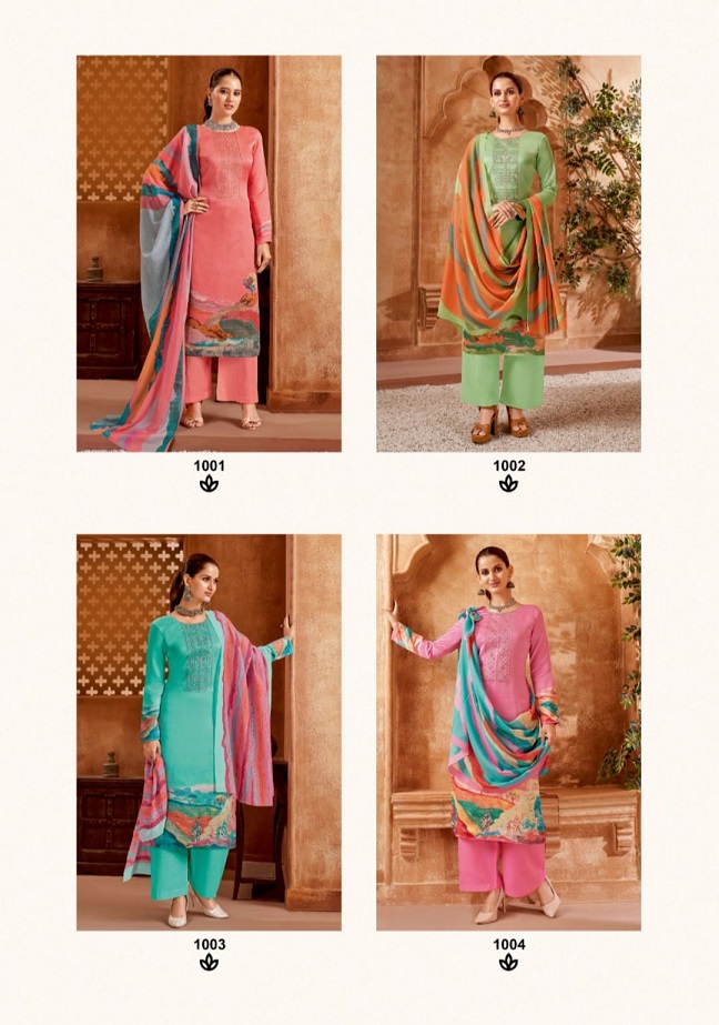 Suryajyoti Nasreen 1 Fancy Casual Wear Designer Printed Dress Material Collection